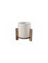 Opviq Pine Table Lamp - Walnut